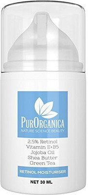 

PurOrganica Retinol Cream Premium Moisturizer With Retinol Vitamin EB Jojoba And Shea Butter Best Anti Aging Facial & Neck Firming Cream(100 ml)