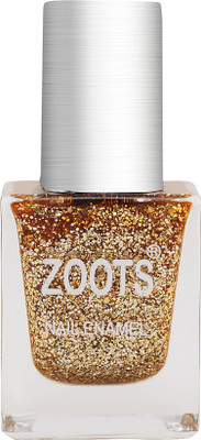 

Zoots Plus Golden Glitter Gel Nail Paint-89 Golden