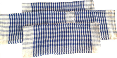 MANAN kitchen napkin Blue Cloth Napkins(4 Sheets)