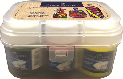 

Faber-Castell 6 Fabric Colour(Set of 6, Assorted)