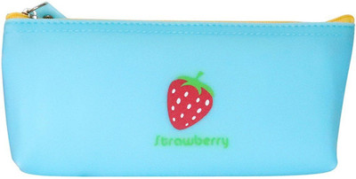 

Parteet pouch pencil pouch Art Polyester Pencil Box(Set of 1, Blue)