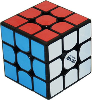 Taxton QiYi New Thunderclap 3x3x3 Speed Cube with storage box Black (Mofang Ge)(1 Pieces)