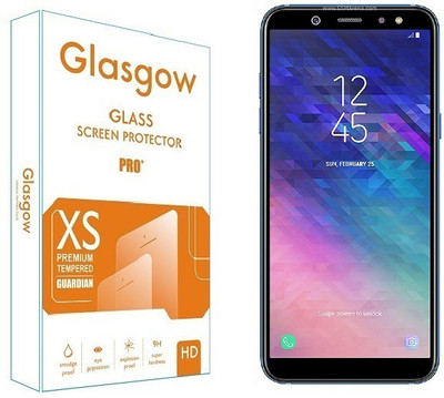 Glasgow Tempered Glass Guard for Samsung Galaxy A6(Pack of 1)
