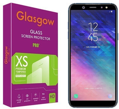 Glasgow Tempered Glass Guard for Samsung Galaxy A6(Pack of 1)