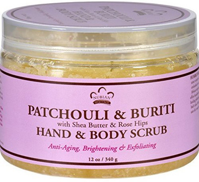 

Nubian Heritage Hand And Body Scrub With Shea Butter And Rose Hips Patchouli And Buriti Anti Aging Scrub(354.89 ml)