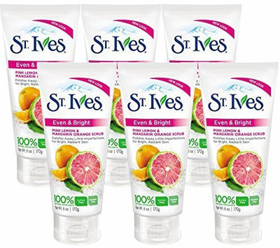 St. Ives Scrub Even & Bright Pink Lemon And Mandarin Orange Scrub(177.45 ml)