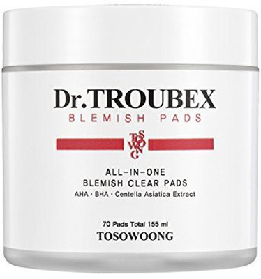 

TOSOWOONG Dr Troubex Blemish Pads Pads Home Peeling Pimple Pad Scrub(155 ml)