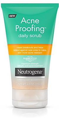 

Neutrogena Acne Proofing Daily Salicylic Acid Treatment Exfoliating And Cleansing Face Scrub(124.21 ml)