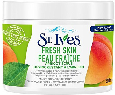 St. Ives Fresh Skin Apricot Exfoliating Facial Scrub {Imported From Canada} Scrub(300 ml)