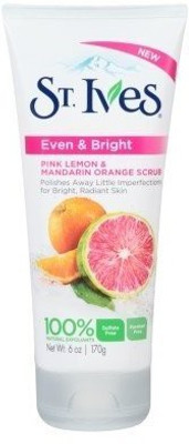 

St. Ives Even & Bright Face Scrub Pink Lemon And Mandarin Orange Scrub(177.45 ml)
