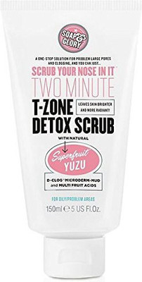 

Soap & Glory Scrub Your Nose In It Two Minute TZone Detox Scrub Fresh Frosty Mint Scrub(147.87 ml)