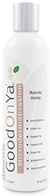 

GoodOnYa Exfoliating Scrub Microdermabrasion Cleanser With Manuka Honey By Natural & Organic Fragrance Free Paraben Free Keep Away Blackheads Scrub(236.59 ml)