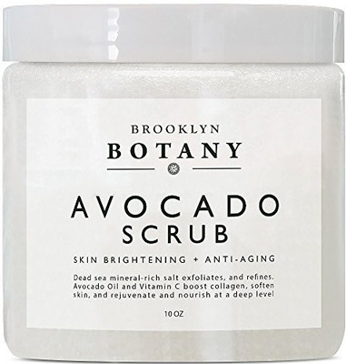 

Brooklyn Botany Avocado Body Scrub Exfoliating Scrub For Skin Brightening Anti Aging And Dark Spots Infused With Vitamin C Scrub(295.74 ml)