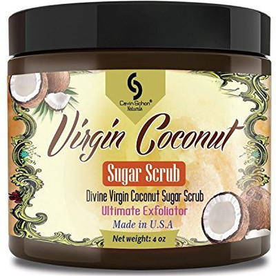

Cavin Schon Virgin Coconut Sugar Scrub Natural & Organic Active Ingredients For Face & Skin Organic Coconut Oil Cane Sugar Vitamin E Scrub(118.3 ml)