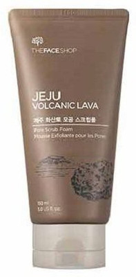 

The Face Shop Jeju Volcanic Lava Pore Exfoliator Foaming Scrub For Facial Blackhead Cleansing Scrub(150 ml)