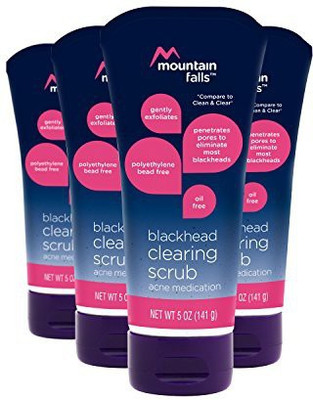 

Mountain Falls Blackhead Clearing Scrub Acne Medication Polyethylene BeadFree Gentle Exfoliant Compare To Clean & Clear Scrub(147.87 ml)