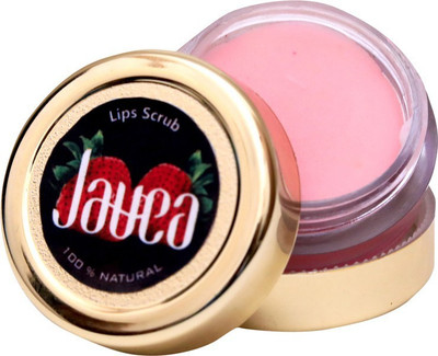 

Javea Lip Scrub Strawberry Powder & Jojoba Oil- Lightening & Smoothing - 10 Grams Scrub(10 g)
