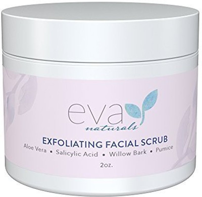 

Eva Naturals Exfoliating Facial Scrub Helps Reduce Acne Pores Blackheads Dead Skin Cells Scrub(59.15 ml)