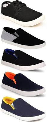 

Clymb Combo Pack Of 5 Loafers & Casuals For Men(Multicolor