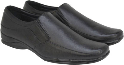 

Crostail 100% Genuine Leather Formal Shoes Slip On For Men(Black