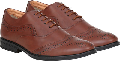 

Kraasa Well-Designed Derby For Men(Brown