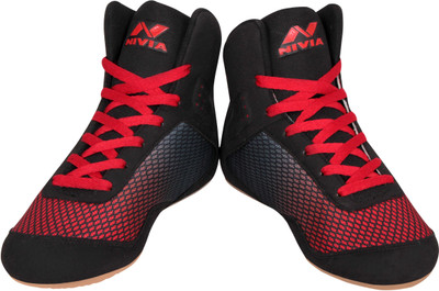 

Nivia Wrestling Shoes For Men(Multicolor, Red