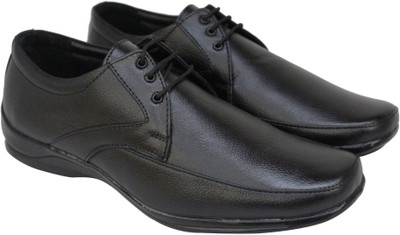 

Crostail 100% Genuine Leather Formal Shoes Derby For Men(Black