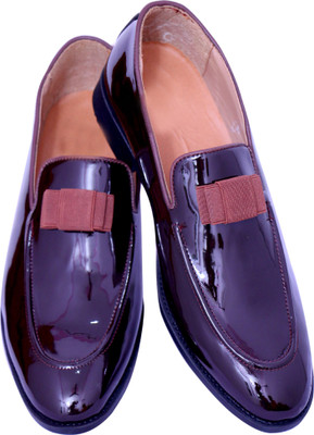 

worcester Burgundy Loafers Men Slippers Bowtie Men Moccasin Shoes Men's Flats Genuine Leather Slip on Casual Shoes Wedding Dress Formal Shoes Dancing Shoes For Men(Burgundy
