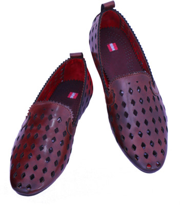 

worcester Mens Leather Loafers Brown Shoes Casuals For Men(Brown