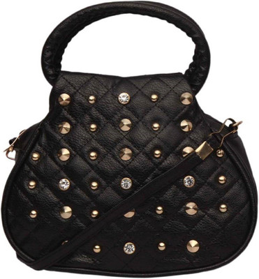 

Capreo Girls Casual Black PU Sling Bag