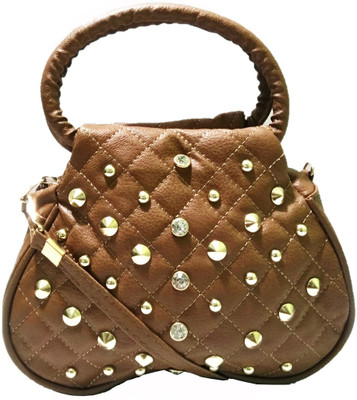 

Capreo Girls Casual Tan PU Sling Bag