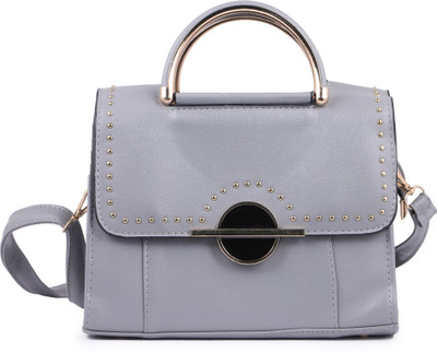 

Elprine Women Casual Grey Leatherette Sling Bag