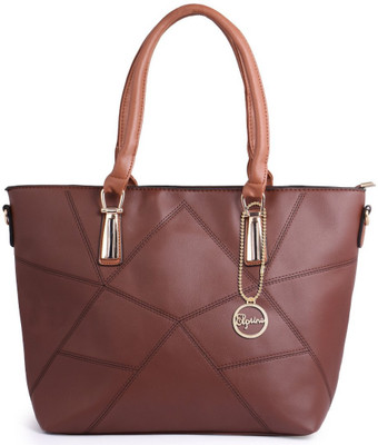 

Elprine Women Casual Brown PU Shoulder Bag