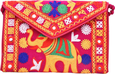 

my home Girls Evening/Party, Formal Multicolor Cotton Sling Bag