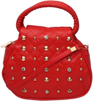 

Capreo Girls Casual Red PU Sling Bag