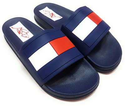 

Angel Fashion Angel Fashion RedWhite-Slipper Slipper for Men Slides, Blue