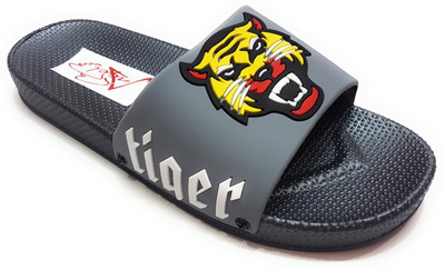 

Angel Fashion Angel Fashion TigerMg Slipper for Men Slides, Grey