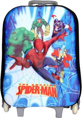 

GOCART Unique Design Kids 3d Spider man Pattern Travel Luggage In Blue Color Small Size Cabin Luggage -  inch(Blue
