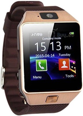 OFFENDER DZ09 phone Smartwatch(Brown Strap, REGULOR)