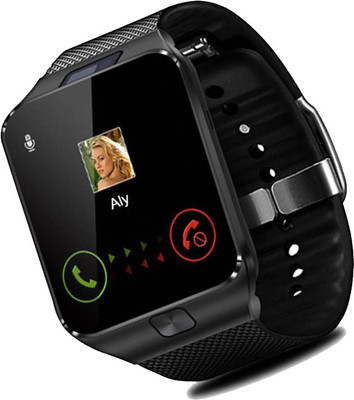 

ALONZO Dz09 Blueto Black Smartwatch(Black Strap Free Size)