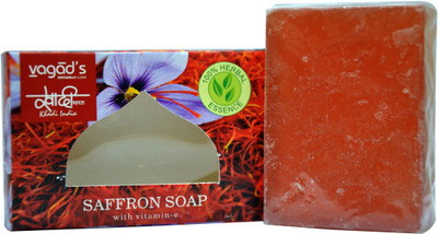 

Vagad's Khadi Saffron Soap With Vitamin-E(0 g)