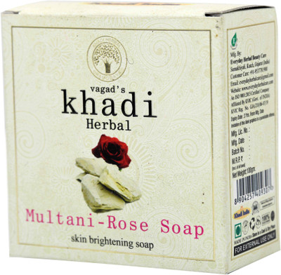 

Vagad's Khadi Multani And Rose Soap For Skin Brightening.(0 g)