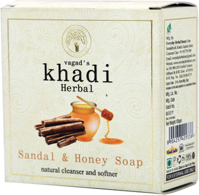 

Vagad's Khadi Sandal And Honey Natural Cleanser And Softner Soap(0 g)