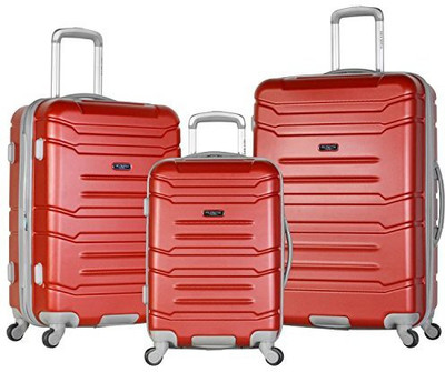 

Olympia Solid Hard Body Expandable Check-in Luggage -  inch(Red
