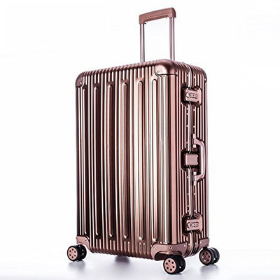 

Travelking Solid Hard Body Expandable Check-in Luggage -  inch(Gold