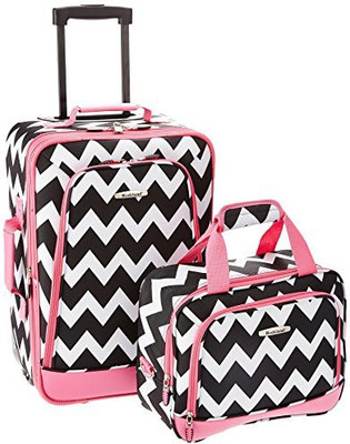 

Rockland Graphic Print Soft Body Expandable Cabin Luggage -  inch(Multicolor