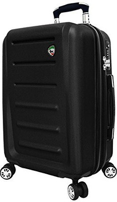 

Mia Toro Solid Hard Body Expandable Check-in Luggage -  inch(Black