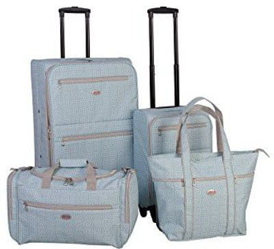

American Flyer Solid Soft Body Expandable Check-in Luggage -  inch(Grey