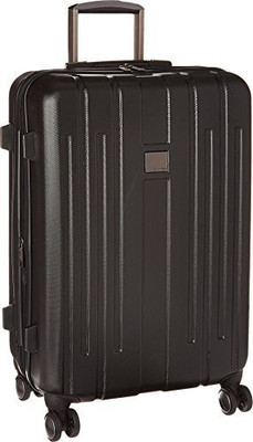 

Calvin Klein Solid Hard Body Expandable Check-in Luggage -  inch(Black