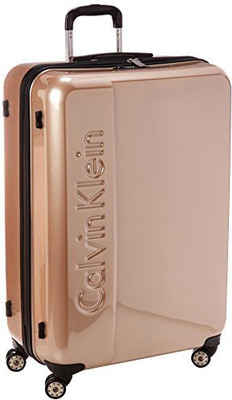 

Calvin Klein Solid Hard Body Expandable Check-in Luggage -  inch(Brown